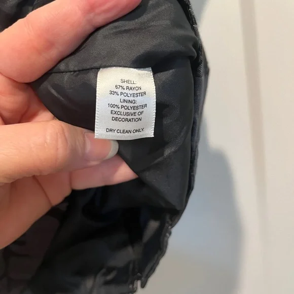 White House Black Market Sexy Black & Gray Floral Corset Bustier - Picture 8 of 8